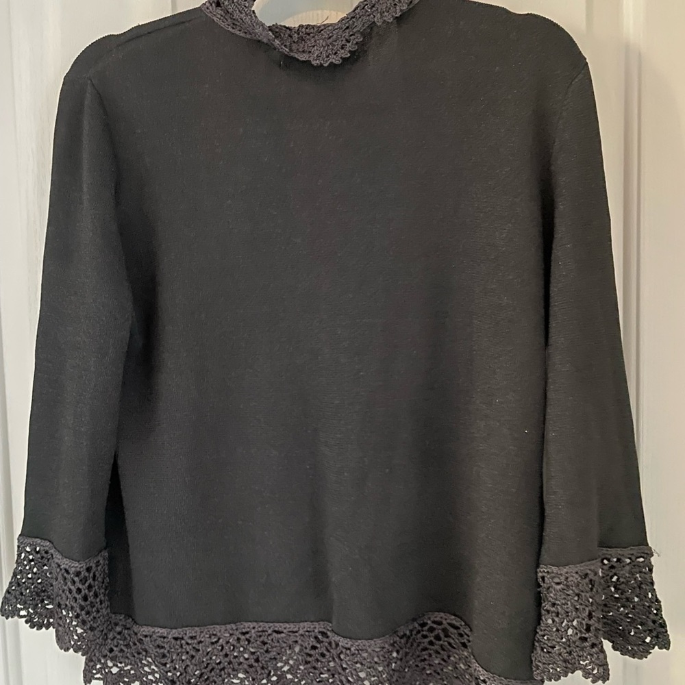 Dark gray coverup with a little sparkle.  Size XL. - Picture 2 of 6